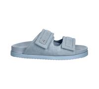 Patrizia Pepe - Claquettes en Daim - Femme - Chaussures - Bleu - Taille: 39 EU