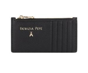 Patrizia Pepe Étui pour cartes de crédit Cuir 13 cm noir