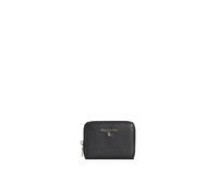 Patrizia Pepe, Femme, Accessoires, Noir, Taille: ONE Size Essential Medium Portefeuille à fermeture éclair