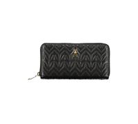 Patrizia Pepe, Femme, Accessoires, Noir, Taille: ONE Size Portefeuille Élégant Noir avec Détails Contrastants