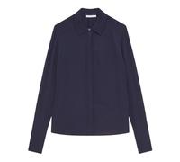 Patrizia Pepe, Femme, Blouses et Chemises, Bleu, Taille: 38 FR Essential Shirt
