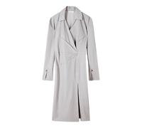 Patrizia Pepe, Femme, Robes, Gris, Taille: 40 FR Essential Velvet Mini Dress