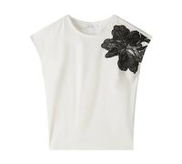 Patrizia Pepe, Femme, Tops, Blanc, Taille: 40 FR T-Chemises