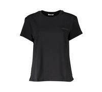 Patrizia Pepe, Femme, Tops, Noir, Taille: 36 FR T-shirt Chic Col Rond
