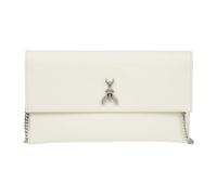 Patrizia Pepe - Fly Leather Clutch Bag with Chain - Femme - Sacs - Blanc - Taille: ONE Size
