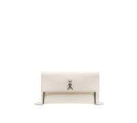 Patrizia Pepe - Fly Leather Clutch with Chain - Femme - Sacs - Blanc - Taille: ONE Size