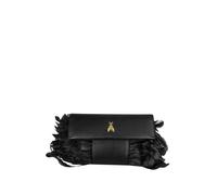 Patrizia Pepe - Leather Clutch Bag - Femme - Sacs - Noir - Taille: ONE Size
