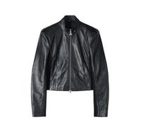 Patrizia Pepe - Leather Jacket - Femme - Vestes - Noir - Taille: 42 FR