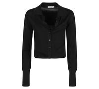 Patrizia Pepe - Long Sleeve Sweater - Femme - Pulls - Noir - Taille: 36 FR