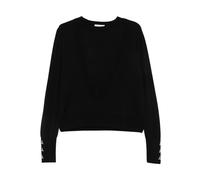 Patrizia Pepe - Maglia Scollo a V - Femme - Pulls - Noir - Taille: 40 FR