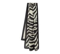 Patrizia Pepe - Pashmina Modal Seta Stampata - Femme - Accessoires - Noir - Taille: ONE Size