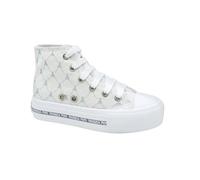 Patrizia Pepe PJ257.30_33 Baskets argentées EU étroites, argenté, 33 EU Étroit