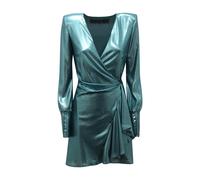 Patrizia Pepe - Robe Brillante Made in Italy - Femme - Robes - Vert - Taille: 40 FR