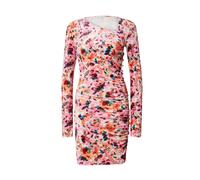 PATRIZIA PEPE Robe pétrole / corail / saumon / bordeaux, Taille 38