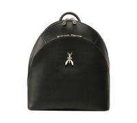 Patrizia Pepe - Sac à dos en cuir noir avec poche à double fermeture éclair - Femme - Sacs - Noir - Taille: ONE Size