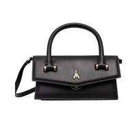 Patrizia Pepe - Sac Fly Noir avec Fermeture à Pression - Femme - Sacs - Noir - Taille: ONE Size