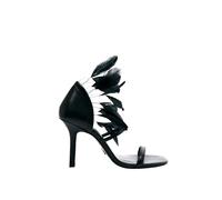 Patrizia Pepe - Sandales à talons Essential Fly - Femme - Chaussures - Noir - Taille: 38 EU