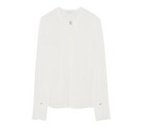 Patrizia Pepe - Veste Essential Art. 2C1501A8I1 - Femme - Blouses et Chemises - Blanc - Taille: 42 FR