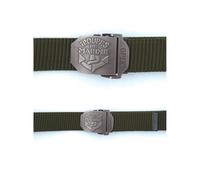 Patrol Equipement Ceinture boucle gravée Troupes de Marine vert