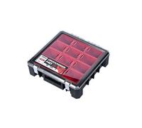 PATROL Group orghd400czapg001 Organiseur HD 400 Boîte d'assortiment Petite boîte partie 12 boîtes Magazine amovibles fenêtre transparente, coloré,