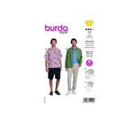 Patron Burda 5842 - Chemises pour hommes du 48 au 58 FR(...) -
