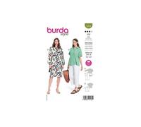 Patron Burda 5918 - Robe chemise et la blouse du 34 au 44 (FR) -
