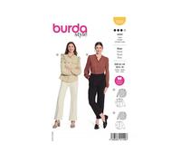 Patron 5939 - Blouses avec des manches froncées du 34 au 44 (FR) - Model FR 34-44