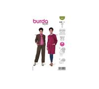 Patron 5951 - Veste courte carrée & manteau sans col du 36 au 46 (FR) - Model FR 36-46