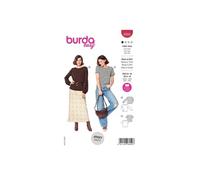 Burda B6059 Patron de Couture, Papier, Blanc, 34-44