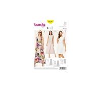 Burda Style – Patron de couture 6628 Robe tailles 34–44 – Papier blanc 19 x 13 x 1 cm