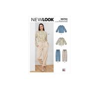 New Look Patron de couture NL6704 – Blouse col montant et pantalon bouffant – Papier 36-48