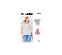 New Look – Patron de couture Hauts boutonnés pour femme UN6719A – Tailles 36-46