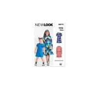 New Look Patron 6773 - Robe en Tricot pour Enfants du 3 au 14 Ans