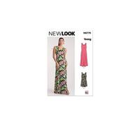 NEW LOOK Paper Pattern UN6775A Robe en tricot pour femme en deux longueurs A (XXS-XS-S-M-L-XL-XXL)