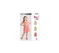 New Look Patron 6784 – Robes et barboteuse pour enfants Taille 3-8 ans G