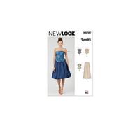 New Look – Patron de couture UN6787A – Corsets, pantalons et jupes enfant A (3/4-13/14)
