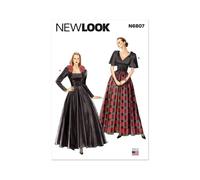 New Look Patron de couture UN6807A Robes de soirée pour femme A (36-38-40-42-44-46)