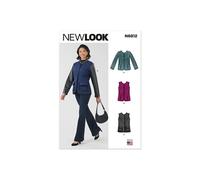 New Look Patron de couture UN6812A Veste et gilet pour femme A (38-40-42-44-46-48-50)