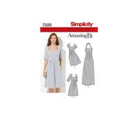 Simplicity 1800BB Patrons pour robes femmes Taille 48 à 56
