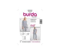 Burda B8108 Patron de Couture Coordonnés 19 x 13 cm, 44-60