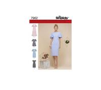 Patron Simplicity 8292 Robe femme - Model FR 34-42 G