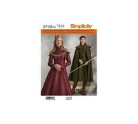 Patron 8768 Déguisement cosplay pour femmes de 34 à 50 - Model FR 34-42
