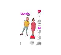 Patron Burda 9229 - Robe d'été ou T-shirt pour enfants(...) -