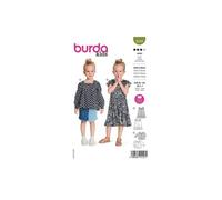 Patron 9249 - Robe et la blouse encolure rectangulaire 2-7 ans - Model FR 2-7 ANS