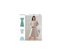 Patron 9263 - Ensemble Robe, Veste et Top Femme du 34 au 52 (FR) - Model FR 34-42
