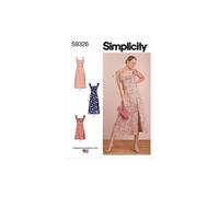 Patron 9326 - Robe Femme à bretelles avec haut ajusté du 34 au 50 (FR) S9326.H5(...) -