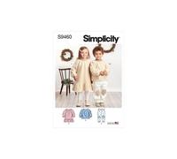 Patron 9460 - Robe, haut et pantalon pour tout-petits et enfants du 6 mois au 8 ans - Model 6 MOIS-8 ANS