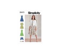 Simplicity Patron SS9473H5 Robe pour femme H5 (34-38-38-40-42)