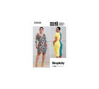 Patron 9598 - Robes en tricot pour femmes par Mimi G - Model FR 34-42