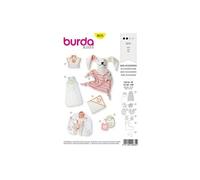 Burda B9635 patron de couture,BLANC-13X20 CM